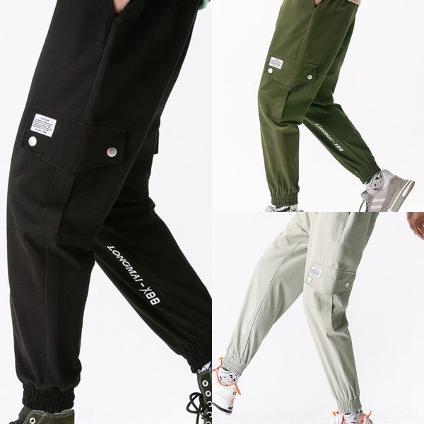 725xf cotton spring pants overalls and summer py8dl loose leggings men's overalls trendy sports men's 2020 ankle-length trousers c, Blue
725xf cotton spring pants overalls and summer py8dl loose leggings men's overalls trendy sports men's 2020 ankle-length trousers c, Blue