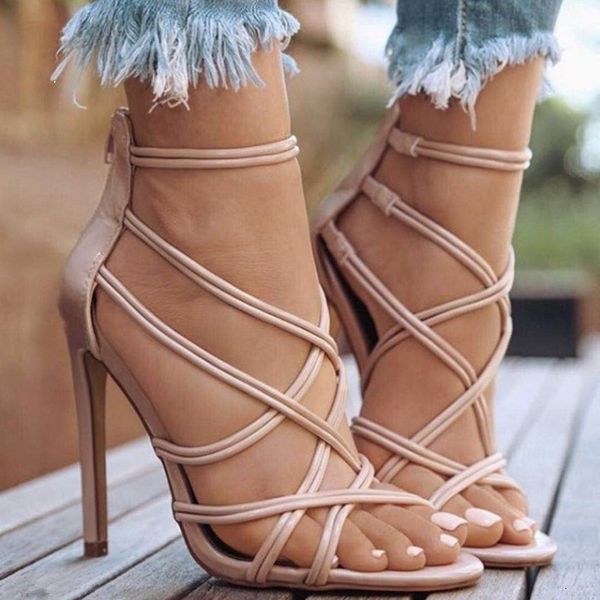 2021 new europe and america women's shoes hollow fish mouth out cross thin female cord heels high sandals 6u5q, Black;white
2021 new europe and america women's shoes hollow fish mouth out cross thin female cord heels high sandals 6u5q, Black;white