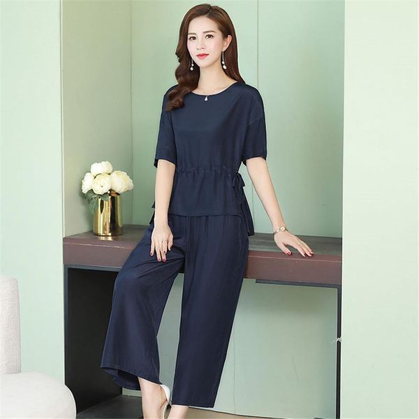 summer two piece set women suits 2020 solid o-neck and wild pant casual tracksuit 2 piece set, Gray
summer two piece set women suits 2020 solid o-neck and wild pant casual tracksuit 2 piece set, Gray