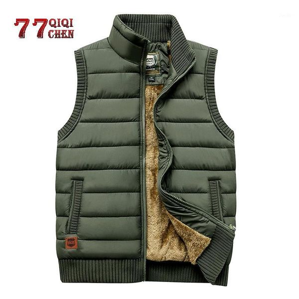 tactical men's sleeveless vest autumn winter thick fleece jackets male cotton-padded jacket waistcoat plus size 5xl1, Black;white
tactical men's sleeveless vest autumn winter thick fleece jackets male cotton-padded jacket waistcoat plus size 5xl1, Black;white