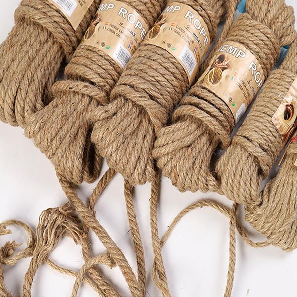 10m-50m natural jute rope twine rope twisted cord macrame string diy craft handmade decoration pet scratching 4mm-12mm, Black;white
10m-50m natural jute rope twine rope twisted cord macrame string diy craft handmade decoration pet scratching 4mm-12mm, Black;white