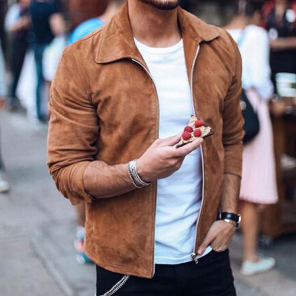 2020 jackets autumn men's outwear casual turn collar baseball sport zipper joker thin coat clothes for male streetwear large, Black;brown
2020 jackets autumn men's outwear casual turn collar baseball sport zipper joker thin coat clothes for male streetwear large, Black;brown