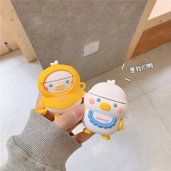 3d cute raincoat duck wireless bluetooth earphone charging box case for airpods pro 3 silicone case for airpods 1/2 accessories
3d cute raincoat duck wireless bluetooth earphone charging box case for airpods pro 3 silicone case for airpods 1/2 accessories