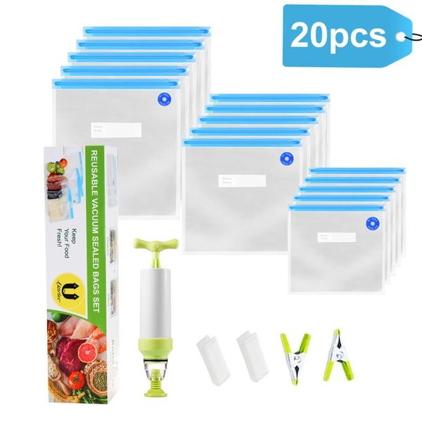 uarter 15pcs sous vide bags kit reusable silicone bag wrap storage heated containers with hand pump vacuum
uarter 15pcs sous vide bags kit reusable silicone bag wrap storage heated containers with hand pump vacuum
