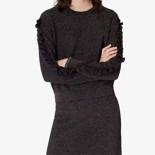 2020 new shiny women's knitted sweater loose ladies long sleeve pullover knitwear or female slim midi skirt suit clothes1, White
2020 new shiny women's knitted sweater loose ladies long sleeve pullover knitwear or female slim midi skirt suit clothes1, White