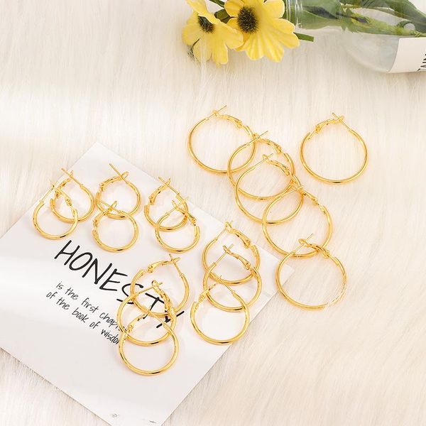 9 pairs fashion korea c shape earrings women trendy round geometric drop statement gold silver color earrings party jewelry gift, Golden;silver
9 pairs fashion korea c shape earrings women trendy round geometric drop statement gold silver color earrings party jewelry gift, Golden;silver