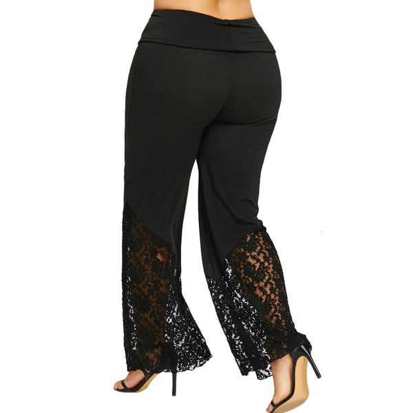 rose gal women plus size pants xl-5xl lace hollow out trim palazzo pants casual high waist wide leg long pants trousers female y19070101, Black;white
rose gal women plus size pants xl-5xl lace hollow out trim palazzo pants casual high waist wide leg long pants trousers female y19070101, Black;white