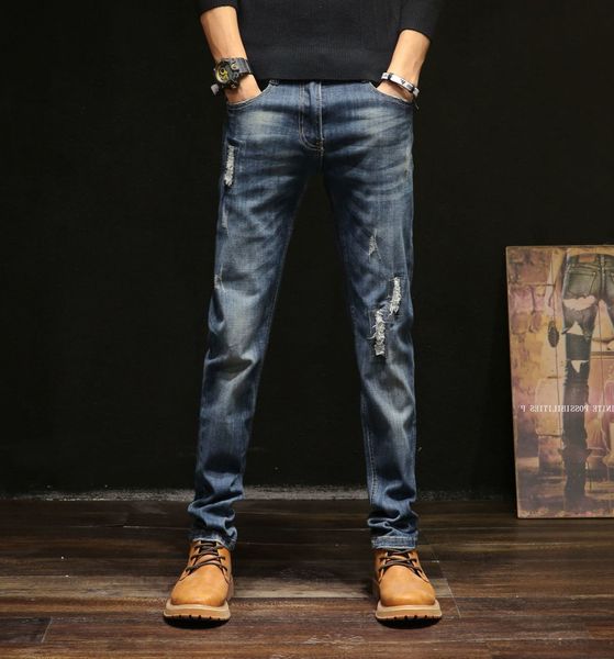 spring / summer 2020 new straight jeans slim hole denim pants men trend fashion men's business casual trousers, Black
spring / summer 2020 new straight jeans slim hole denim pants men trend fashion men's business casual trousers, Black