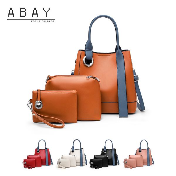 2020 autumn winter women new style three piece set handbag ladie simple design solid large capacity shoulder bag clutch purse c0121
2020 autumn winter women new style three piece set handbag ladie simple design solid large capacity shoulder bag clutch purse c0121