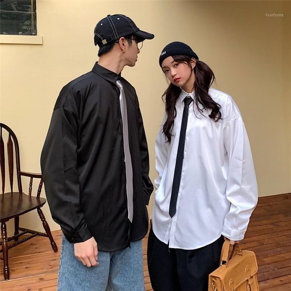 men's casual shirts korean clothes plain class suit letter print dress shirt for mens black camisas loose blouse white button up includ, White;black
men's casual shirts korean clothes plain class suit letter print dress shirt for mens black camisas loose blouse white button up includ, White;black