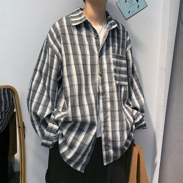 2021 new privathinker men's stripe long sleeve shirts japanese style woman casual oversize shirt korean streetwear man clothing ykli, White;black
2021 new privathinker men's stripe long sleeve shirts japanese style woman casual oversize shirt korean streetwear man clothing ykli, White;black