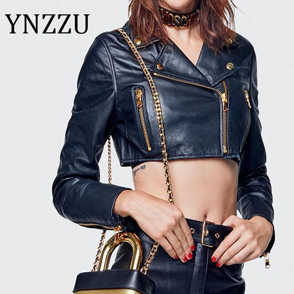 ynzzu solid black short style women faux leather jackets 2020 autumn winter chic motorcycle biker pu coats a16091
ynzzu solid black short style women faux leather jackets 2020 autumn winter chic motorcycle biker pu coats a16091