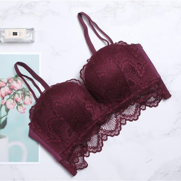 bras lace push up bra thick pad massage b cup women wireseamless adjusted-straps brassiere underwear1, Red;black
bras lace push up bra thick pad massage b cup women wireseamless adjusted-straps brassiere underwear1, Red;black