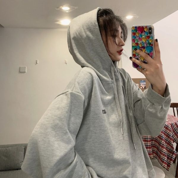hooded women's sweater sweater 2020 autumn newstyle loose design feeling letter printed student long sleeve fashion 1qmvz, Black
hooded women's sweater sweater 2020 autumn newstyle loose design feeling letter printed student long sleeve fashion 1qmvz, Black