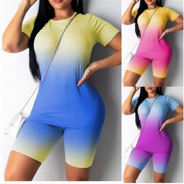 female summer clothing sets new 2pcs short sleeves crop shorts costume suits women fashion tie dye pattern slim outfits hot, Gray
female summer clothing sets new 2pcs short sleeves crop shorts costume suits women fashion tie dye pattern slim outfits hot, Gray