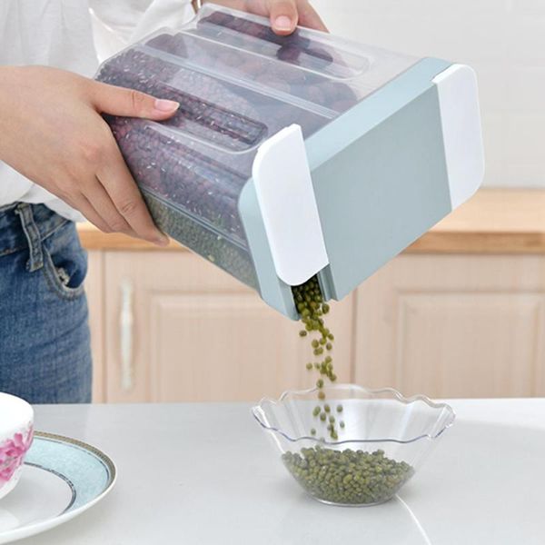 kitchen storage box storagetank kitchen supplies grain storage tank moisture-proof sealed transparent organizers
kitchen storage box storagetank kitchen supplies grain storage tank moisture-proof sealed transparent organizers