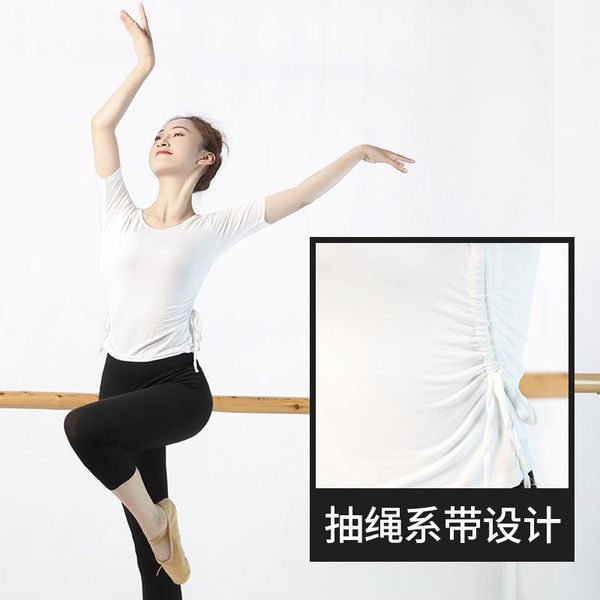 dancing dress short-sleeved slim-fit gymnastic dress modal dance training suit for women1, Black;red
dancing dress short-sleeved slim-fit gymnastic dress modal dance training suit for women1, Black;red