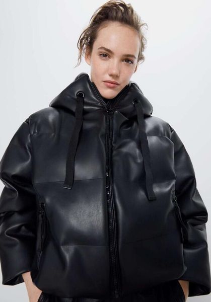 female custom-made with hood parkas plutonium leather quilted jacket elegant zipper women's cotton jackets p1977 6jot, Black
female custom-made with hood parkas plutonium leather quilted jacket elegant zipper women's cotton jackets p1977 6jot, Black