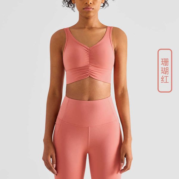 Yoga Outfits Wrinkled Sports Underwear Women's Camis Tank Tops Nude Fitness Back Bra Running Gym Casual Padded Vest, Dark green
Yoga Outfits Wrinkled Sports Underwear Women's Camis Tank Tops Nude Fitness Back Bra Running Gym Casual Padded Vest, Dark green
