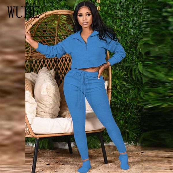 wuhe autumn two piece set casual sport women zipper turn down collar long sleeve drawstring pantstracksuit fitness jogger outfit, Gray
wuhe autumn two piece set casual sport women zipper turn down collar long sleeve drawstring pantstracksuit fitness jogger outfit, Gray
