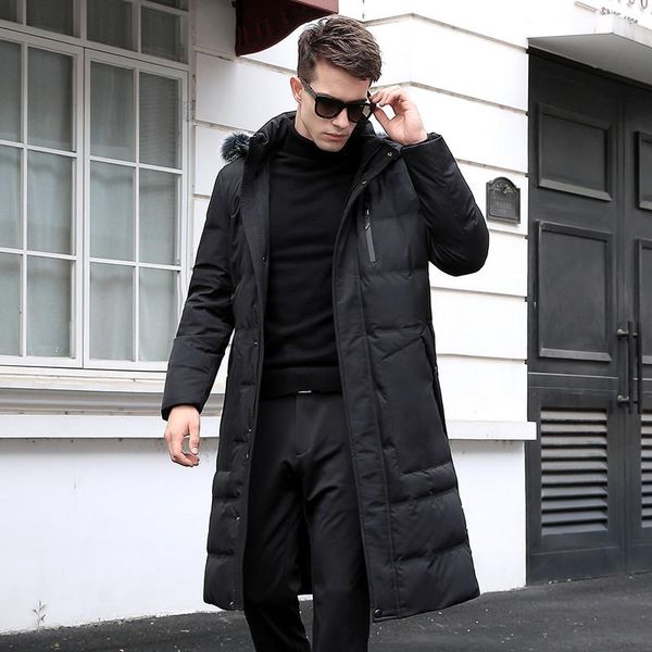 men's down & parkas 2021 arrival winter 90% white duck hooded jackets men, fur collar long coat,thicked yr112, Black
men's down & parkas 2021 arrival winter 90% white duck hooded jackets men, fur collar long coat,thicked yr112, Black