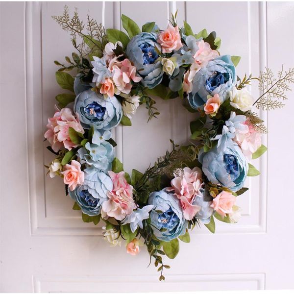 decorative flowers & wreaths original blue design diy peony garlands european wall decoration hanging simulation flowers1
decorative flowers & wreaths original blue design diy peony garlands european wall decoration hanging simulation flowers1