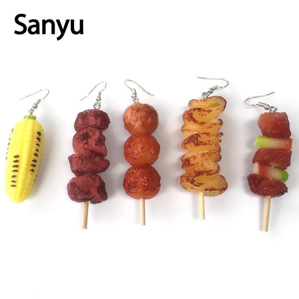 creative super funny bbq meat fish ball vegetable drop earrings for female fashion exaggerated dangle earrings jewelry, Silver
creative super funny bbq meat fish ball vegetable drop earrings for female fashion exaggerated dangle earrings jewelry, Silver