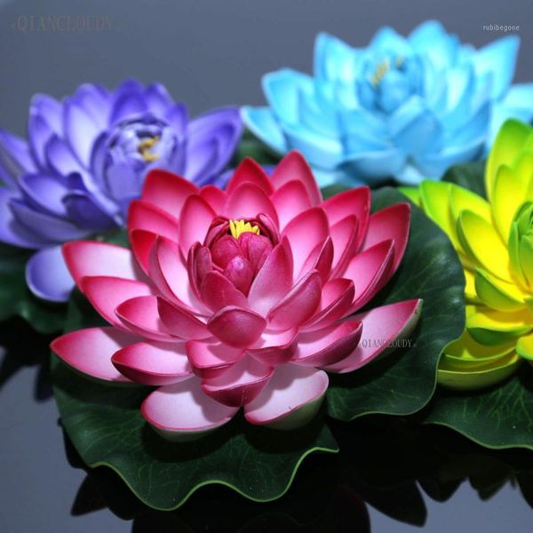 decorative flowers & wreaths artificial fake lotus lily leaf water pool floating pond wedding decoration garden 17cm b121
decorative flowers & wreaths artificial fake lotus lily leaf water pool floating pond wedding decoration garden 17cm b121