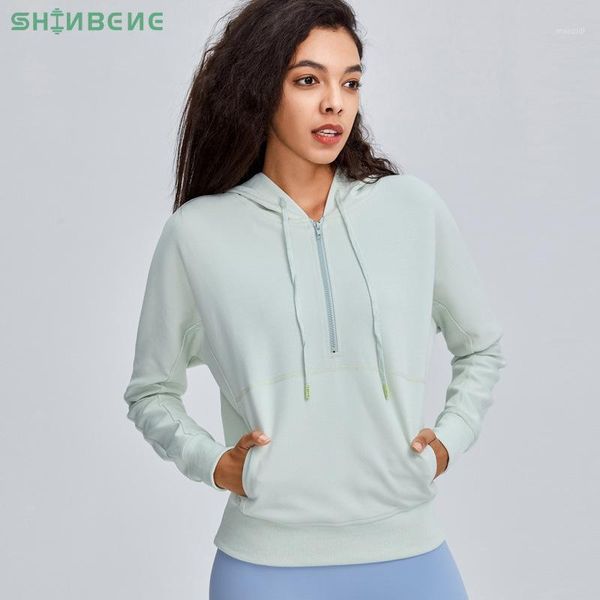 shinbene everyday half zipper workout sport hoodies women comfort training fitness leisure sweatshirts pullover with pocket1, White;red
shinbene everyday half zipper workout sport hoodies women comfort training fitness leisure sweatshirts pullover with pocket1, White;red