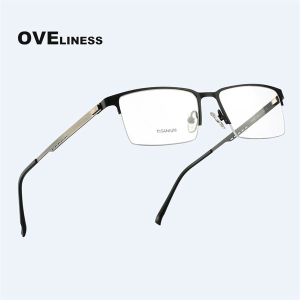 titanium alloy eyeglasses glasses frame men optical square eyewear 2020 transparent prescription myopia screwless glass frames t200428, Silver
titanium alloy eyeglasses glasses frame men optical square eyewear 2020 transparent prescription myopia screwless glass frames t200428, Silver