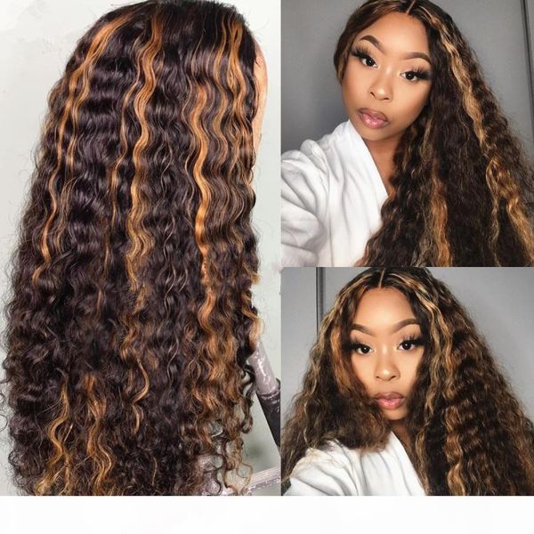 water wave wig highlight lace front human hair wigs pre plucked wet and wavy lace frontal wig 180 density colored human hair wig, Black;brown
water wave wig highlight lace front human hair wigs pre plucked wet and wavy lace frontal wig 180 density colored human hair wig, Black;brown