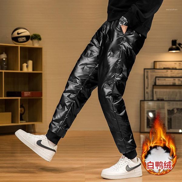 running pants man plus size 70% white duck down male winter thick trousers men warm capris pantalons en duvet1, Black;blue
running pants man plus size 70% white duck down male winter thick trousers men warm capris pantalons en duvet1, Black;blue