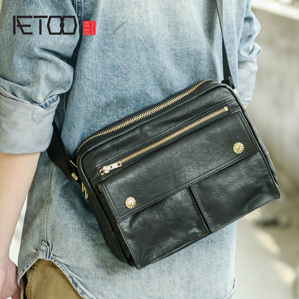 hbp aetoo hand-made leather vintage shoulder bag, street casual cross-body bag, men's real leather bag
hbp aetoo hand-made leather vintage shoulder bag, street casual cross-body bag, men's real leather bag