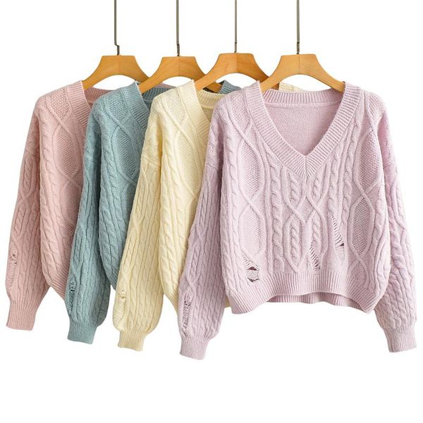 women elegant autumn oversized sweater long sleeve v-neck knitted pullover female jumper cashmere new, White;black
women elegant autumn oversized sweater long sleeve v-neck knitted pullover female jumper cashmere new, White;black