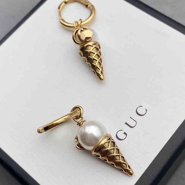 2023 designer new gujia unique ice cream shape double earrings female 925 silver needle ring earrings, Golden
2023 designer new gujia unique ice cream shape double earrings female 925 silver needle ring earrings, Golden