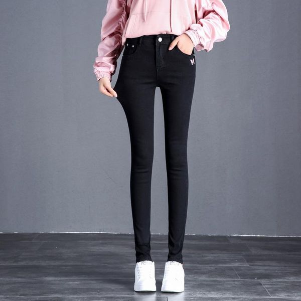 women's jeans 2021 embroidery flower stretch slim thin feet pencil pants, Blue
women's jeans 2021 embroidery flower stretch slim thin feet pencil pants, Blue