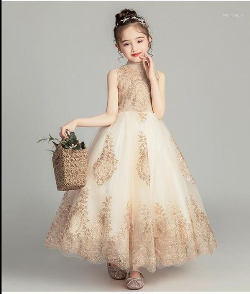 girl's dresses golden sequin lace girl wedding dress long flower princess party first communion gown baby baptism pageant gown1, Red;yellow
girl's dresses golden sequin lace girl wedding dress long flower princess party first communion gown baby baptism pageant gown1, Red;yellow