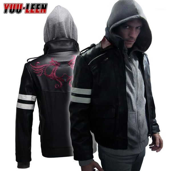 prototype alex mercer jacket+hoodie embroidered pu leather coat cosplay costume1, Black;brown
prototype alex mercer jacket+hoodie embroidered pu leather coat cosplay costume1, Black;brown