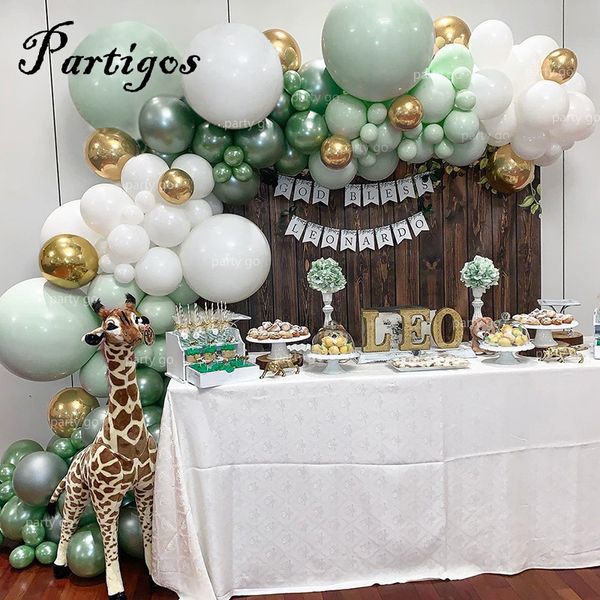 107pcs latex balloons jungle party balloon chain macaron green white garland metal gold balloon birthday party wedding decor 1027
107pcs latex balloons jungle party balloon chain macaron green white garland metal gold balloon birthday party wedding decor 1027