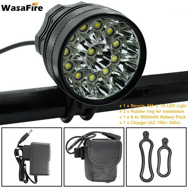 wasafire 12x t6 led bike front light 20000lm 2 in 1 bicycle headlight mtb cycling head lamp with 9600mah battery pack + charger1
wasafire 12x t6 led bike front light 20000lm 2 in 1 bicycle headlight mtb cycling head lamp with 9600mah battery pack + charger1