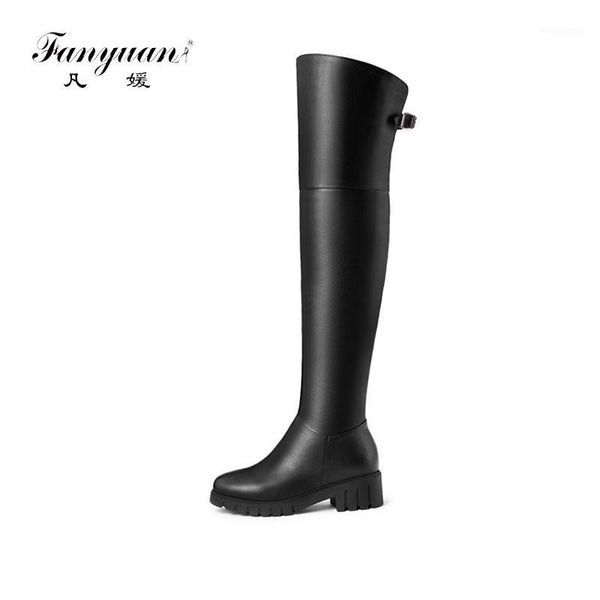 fanyuan buckle strap over the knee boots high heel motorcycle boots women solid shoes winter warm platform zipper1, Black
fanyuan buckle strap over the knee boots high heel motorcycle boots women solid shoes winter warm platform zipper1, Black