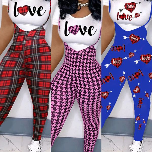 summer women clothes designer jumpsuits rompers skinny bodysuits overalls suspender pants letter plaid printed t-shirt set h12203, White
summer women clothes designer jumpsuits rompers skinny bodysuits overalls suspender pants letter plaid printed t-shirt set h12203, White