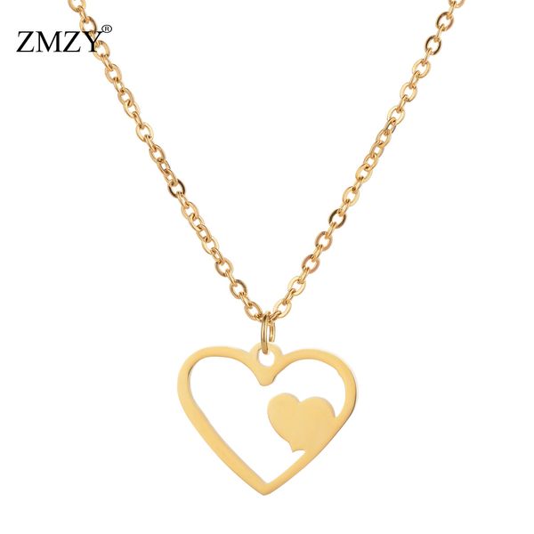 stainless steel necklace for women man hollow double heart choker pendant necklace engagement jewelry 2020 new, Silver
stainless steel necklace for women man hollow double heart choker pendant necklace engagement jewelry 2020 new, Silver