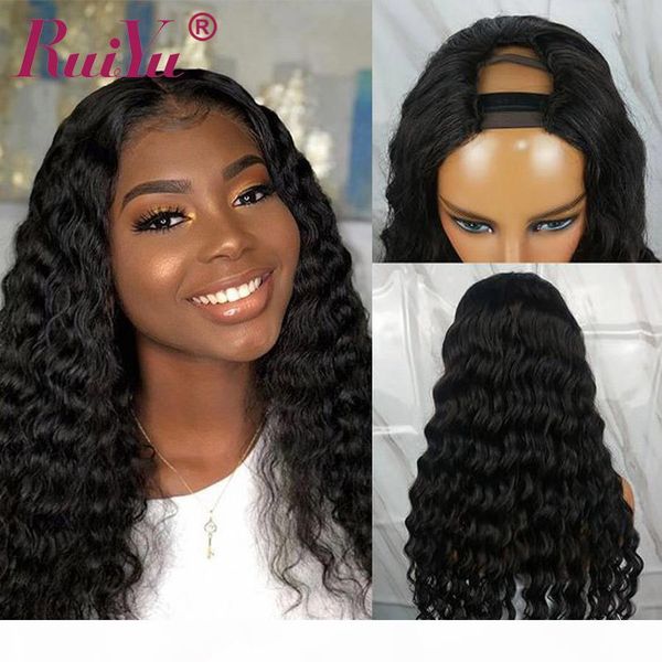 ruiyu water wave u part 100% human hair wig for black women 150 density 9 grade remy hair human wig brazilian virgin, Black;brown
ruiyu water wave u part 100% human hair wig for black women 150 density 9 grade remy hair human wig brazilian virgin, Black;brown
