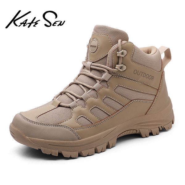 katesen men brand military leather special force tactical desert combat men's outdoor shoes ankle boots, Red;white
katesen men brand military leather special force tactical desert combat men's outdoor shoes ankle boots, Red;white