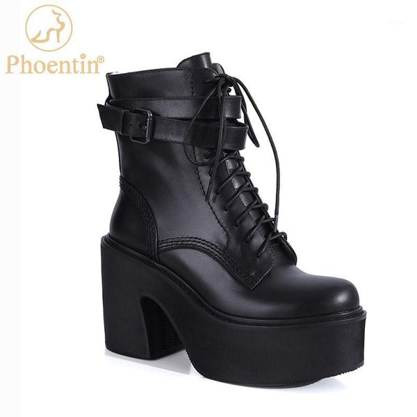 boots phoentin high platform shoes women black 2021 women's lace-up with zip real leather botas buckle thick sole ft11281
boots phoentin high platform shoes women black 2021 women's lace-up with zip real leather botas buckle thick sole ft11281