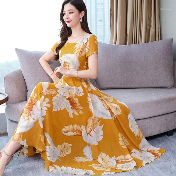 cover-ups ropa mujer fashion summer dress casual women o-neck short sleeve long printed slim a-line beach bohemian1
cover-ups ropa mujer fashion summer dress casual women o-neck short sleeve long printed slim a-line beach bohemian1