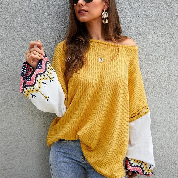 women's sweaters vintage embroidered lantern sleeve patchwork pullover sweater women 2021 spring autumn pull femme streetwear oversized, White;black
women's sweaters vintage embroidered lantern sleeve patchwork pullover sweater women 2021 spring autumn pull femme streetwear oversized, White;black