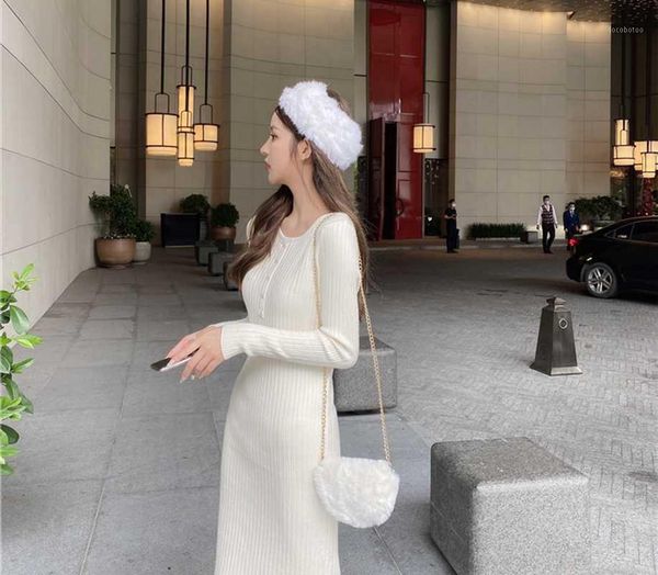 casual dresses 2021 autumn winter dress women thick o-neck long sleeve knitted elegant female slim sexy1, Black;gray
casual dresses 2021 autumn winter dress women thick o-neck long sleeve knitted elegant female slim sexy1, Black;gray