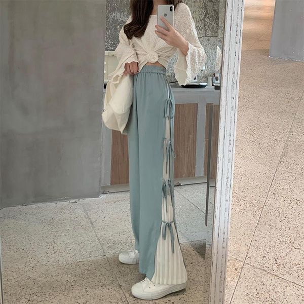 women's pants & capris 2021 spring autumn female solid wide leg women pleated tassel ladies flare simple casual straight, Black;white
women's pants & capris 2021 spring autumn female solid wide leg women pleated tassel ladies flare simple casual straight, Black;white